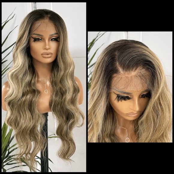 Human Hair Blended Lace Front Wig - Picture 11 of 11